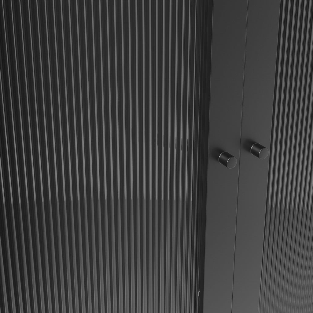 Storm Black 2 Door Wardrobe