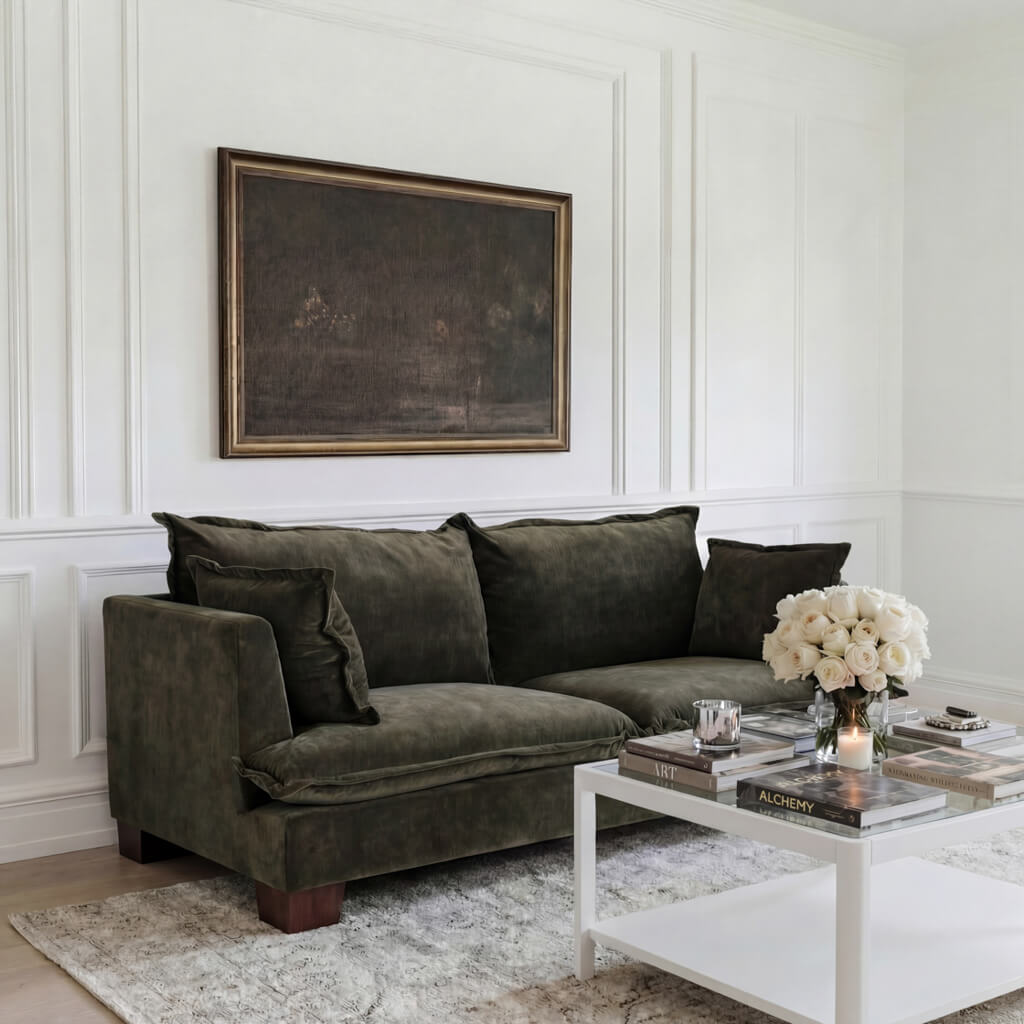 Suffolk Olive 3 Seater