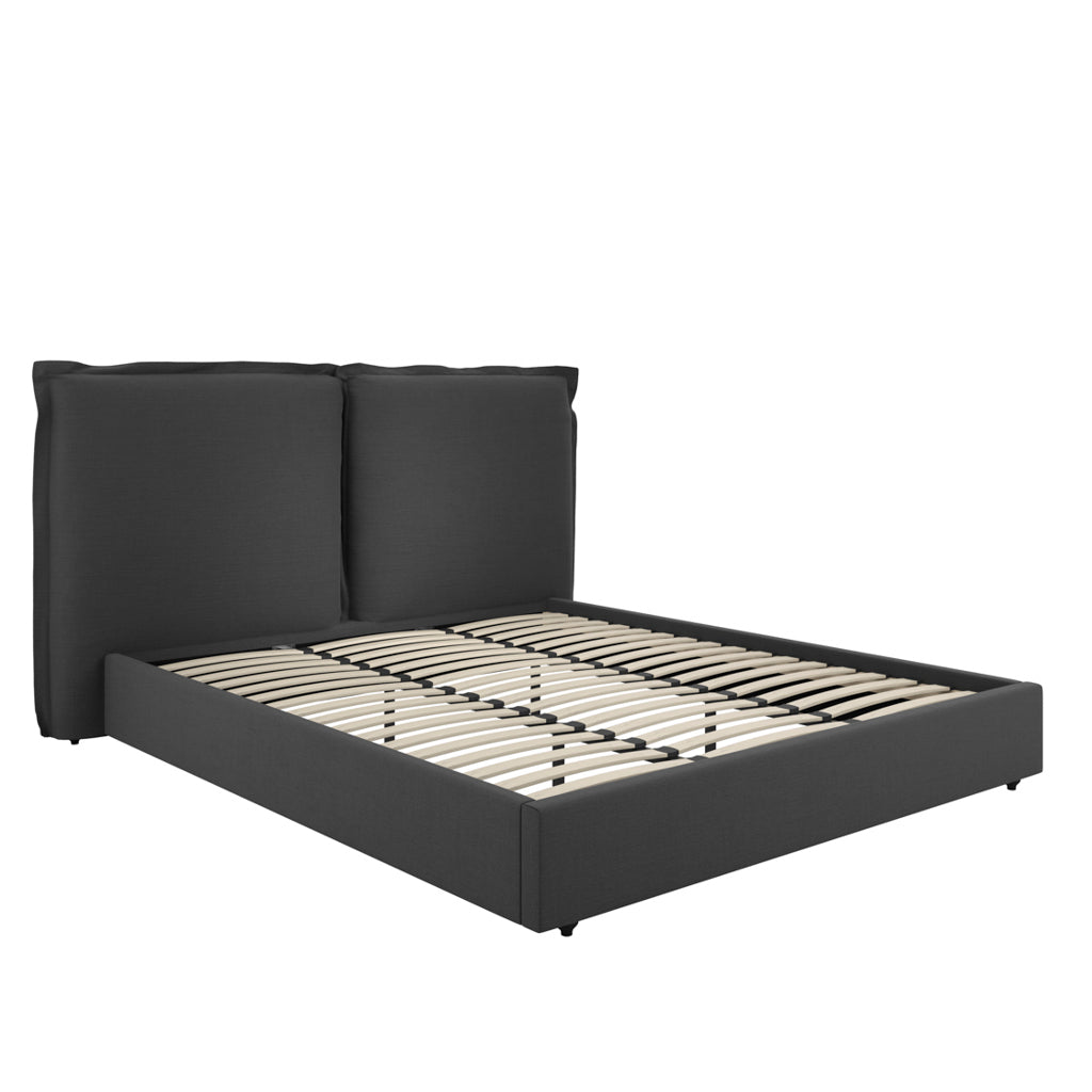 Sunday Deep Grey Super King Bed