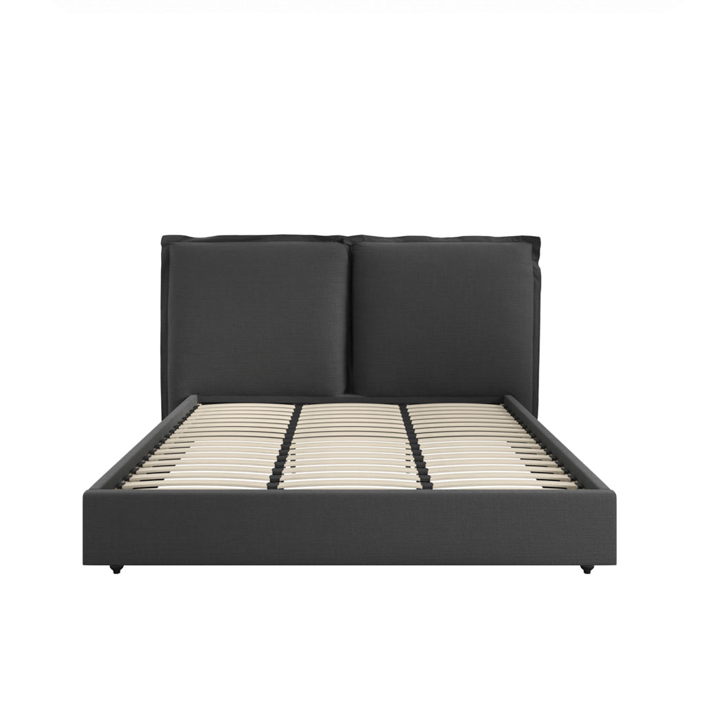 Sunday Deep Grey King Bed