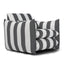 Sycamore Black and White Striped Chair