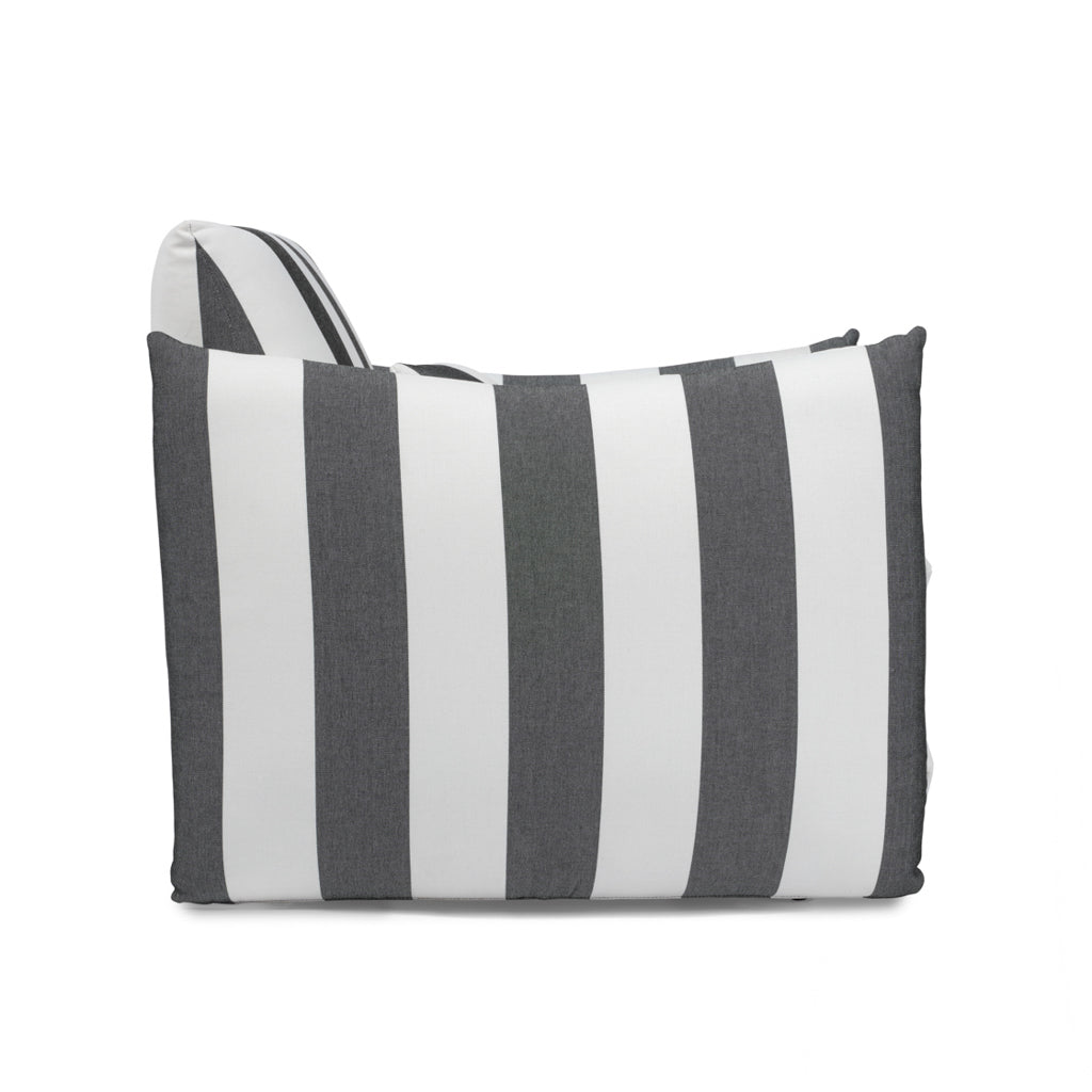 Sycamore Black and White Striped Chair