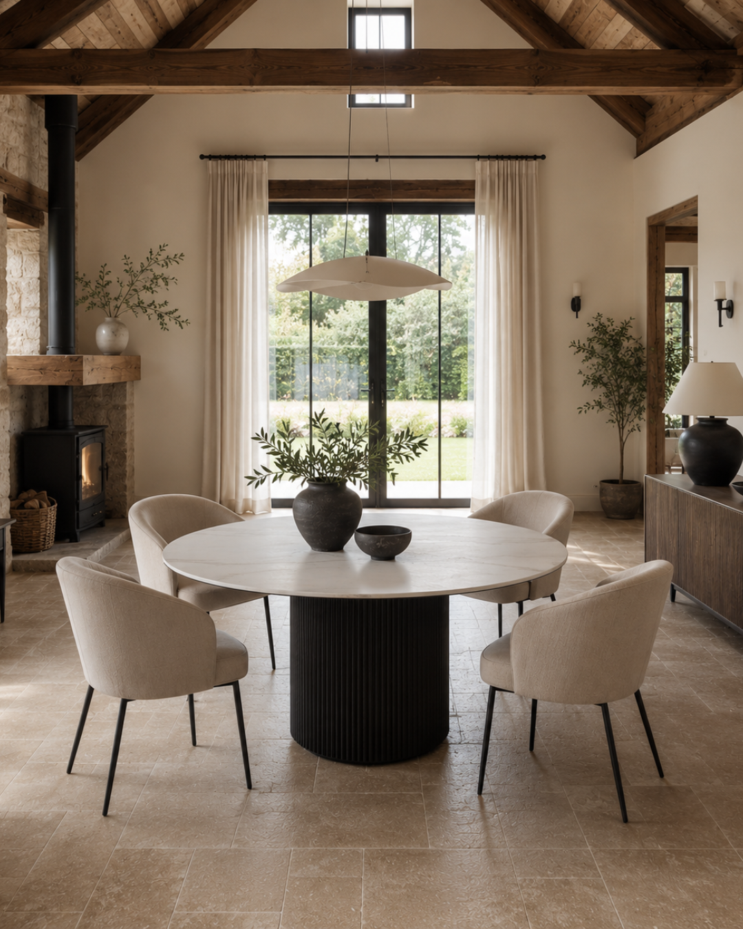 Lantine Marble 120 Dining Table
