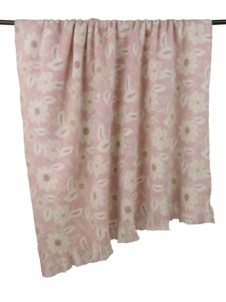 Malini Arabella Pink Throw