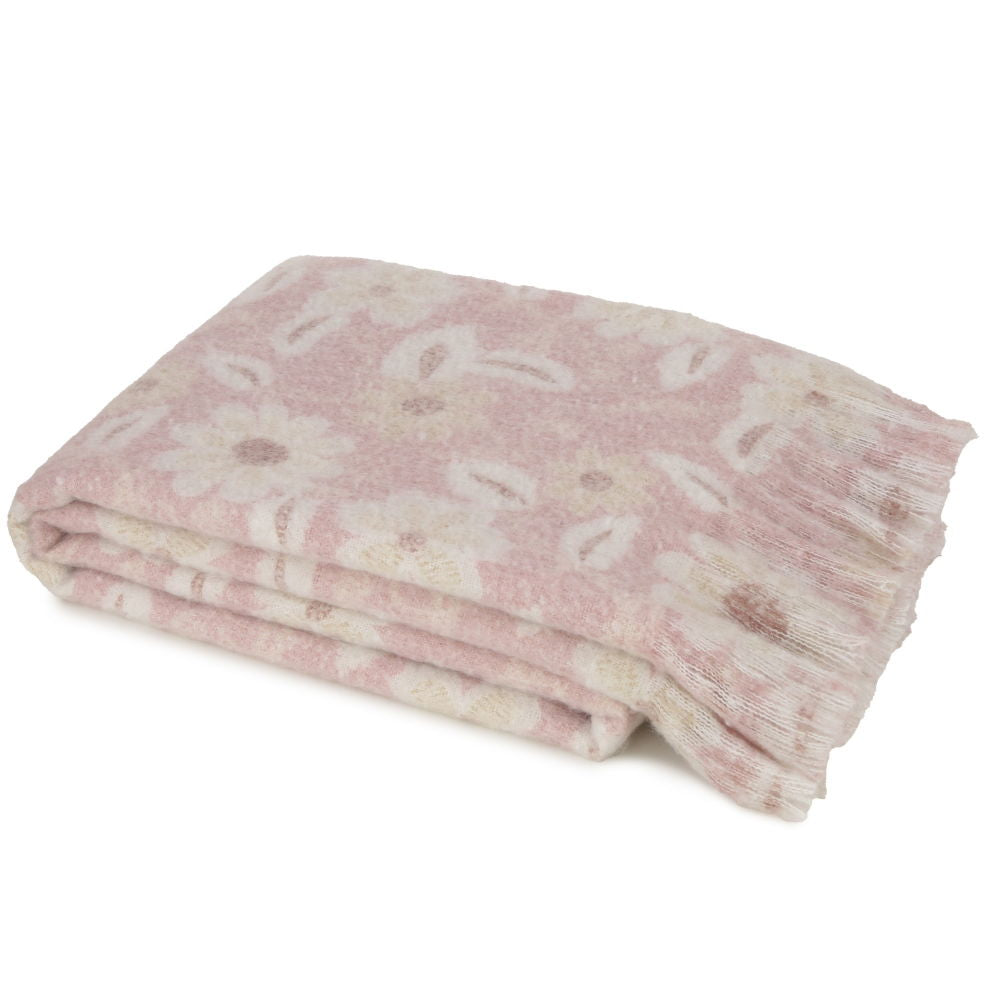 Malini Arabella Pink Throw
