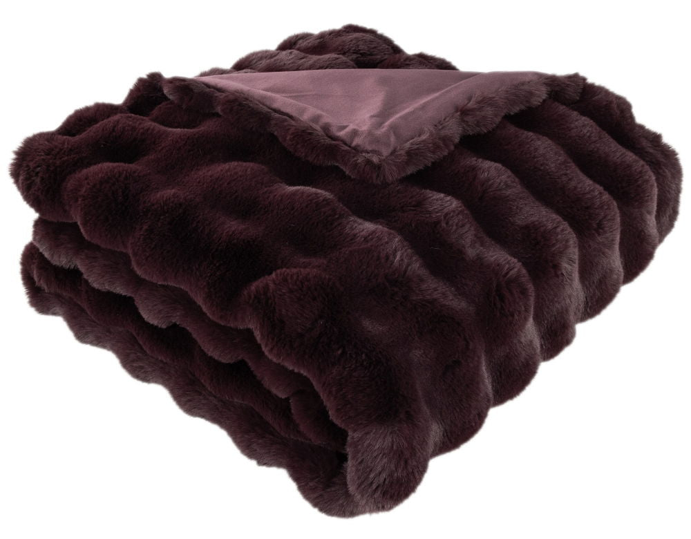 Malini Raffles Aubergine Throw