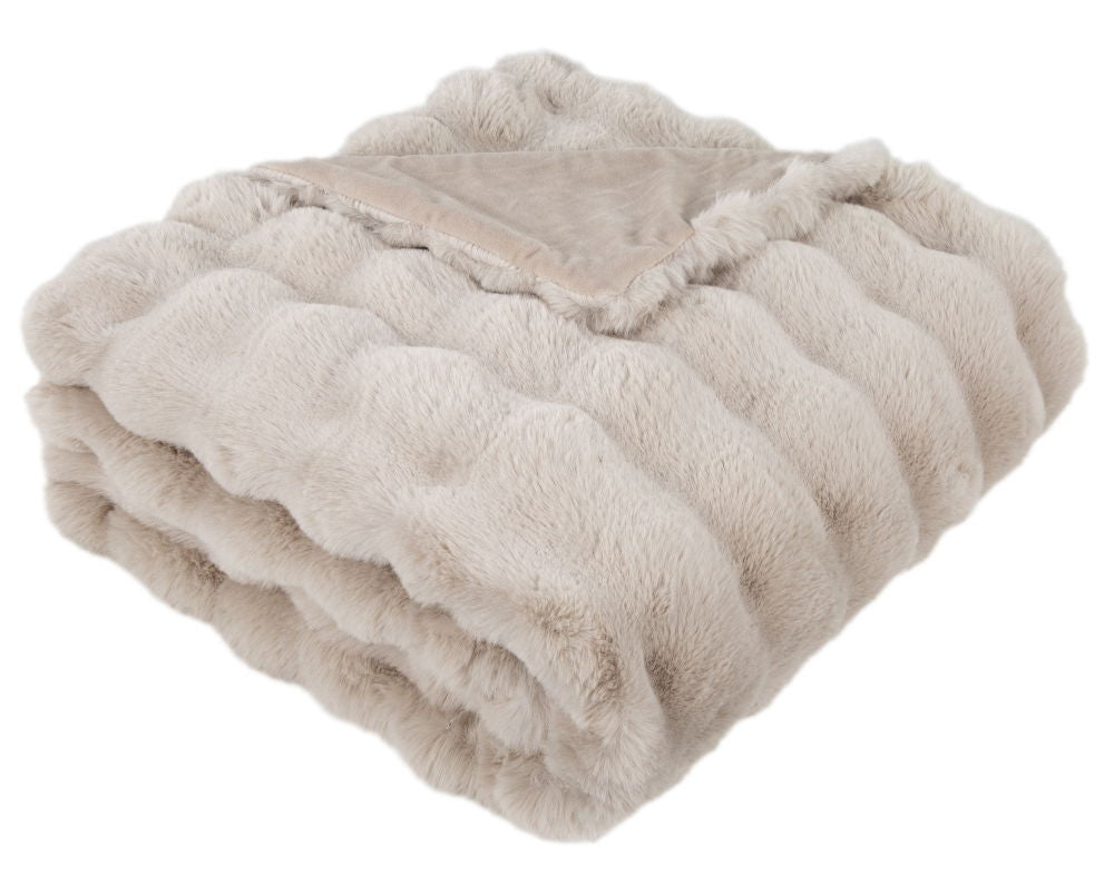 Malini Raffles Beige Throw