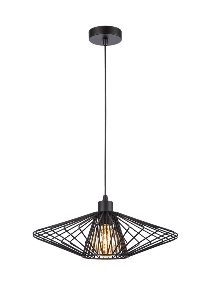Thatch Pendant Matt Black Small