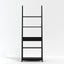 Tiva Black Ladder Bookcase