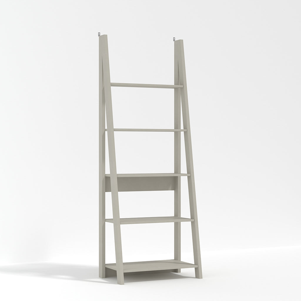 Tiva Black Corner Ladder Shelving
