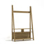 Tiva Black Ladder Bookcase