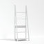 Tiva Black Corner Ladder Shelving