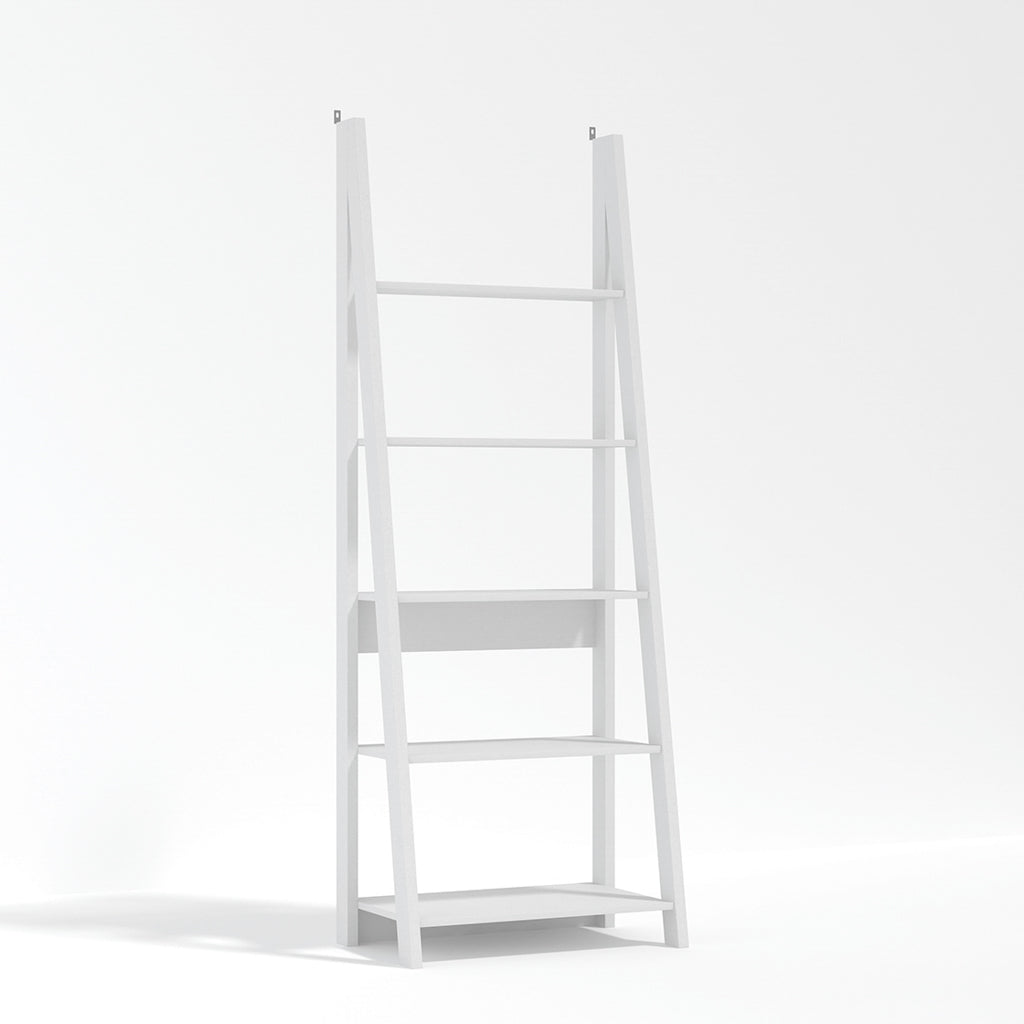 Tiva Grey Ladder Bookcase