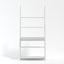 Tiva White Ladder Desk