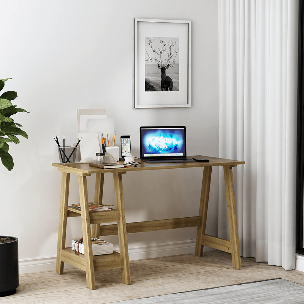 Tiva Workstation Oak