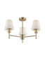 Turin 3 light fitting - Gold Colour