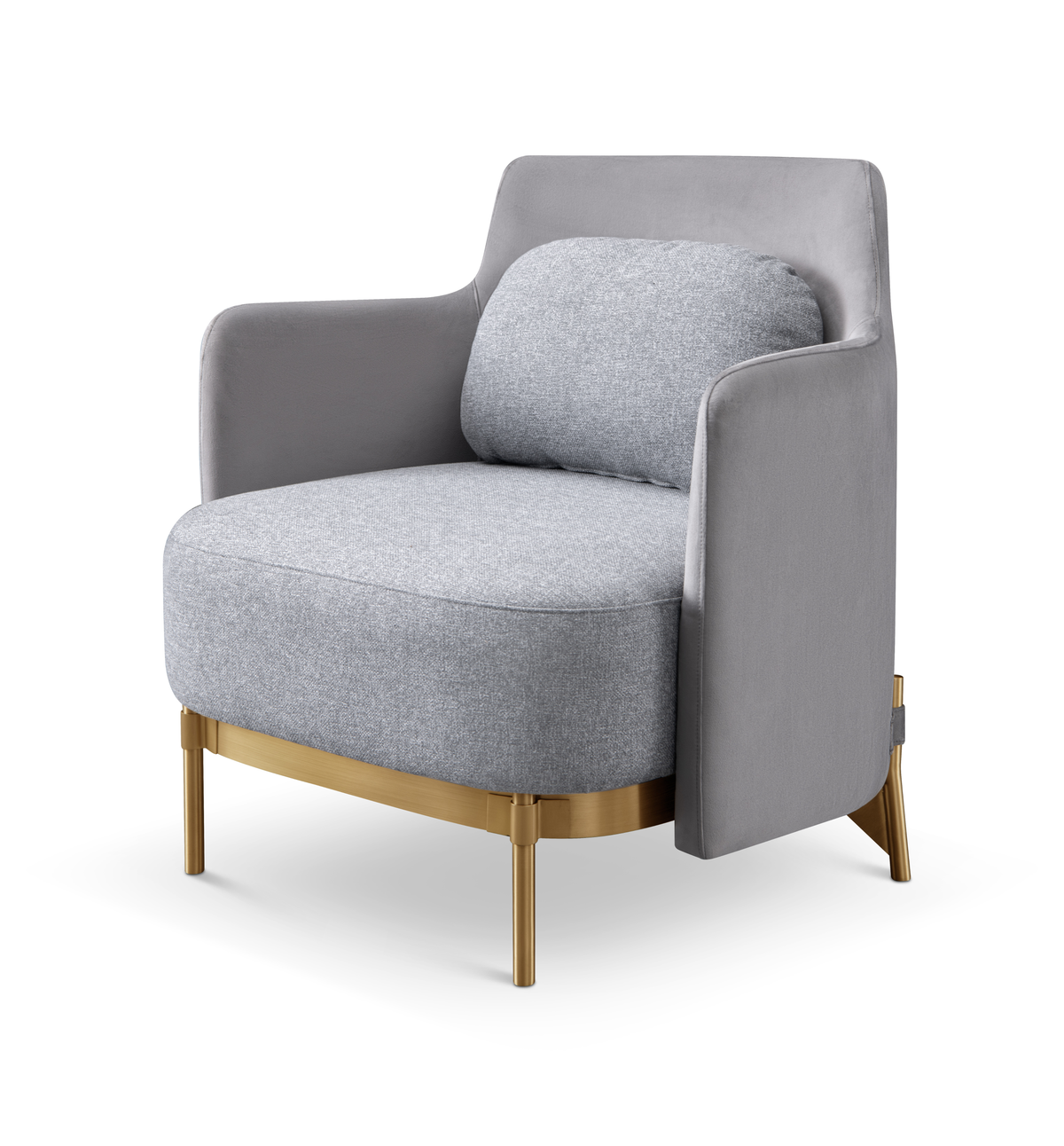 Gemma Lounge Chair - Grey