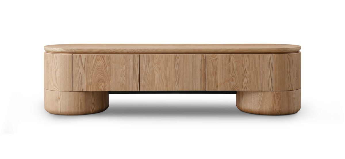 Berwick TV Unit - Ash Oak
