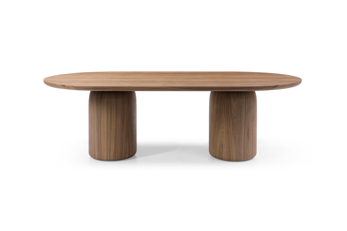 Basilca Dining Table 240 - Walnut