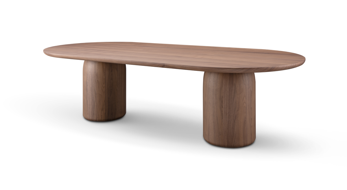 Basilca Dining Table 270 - Walnut