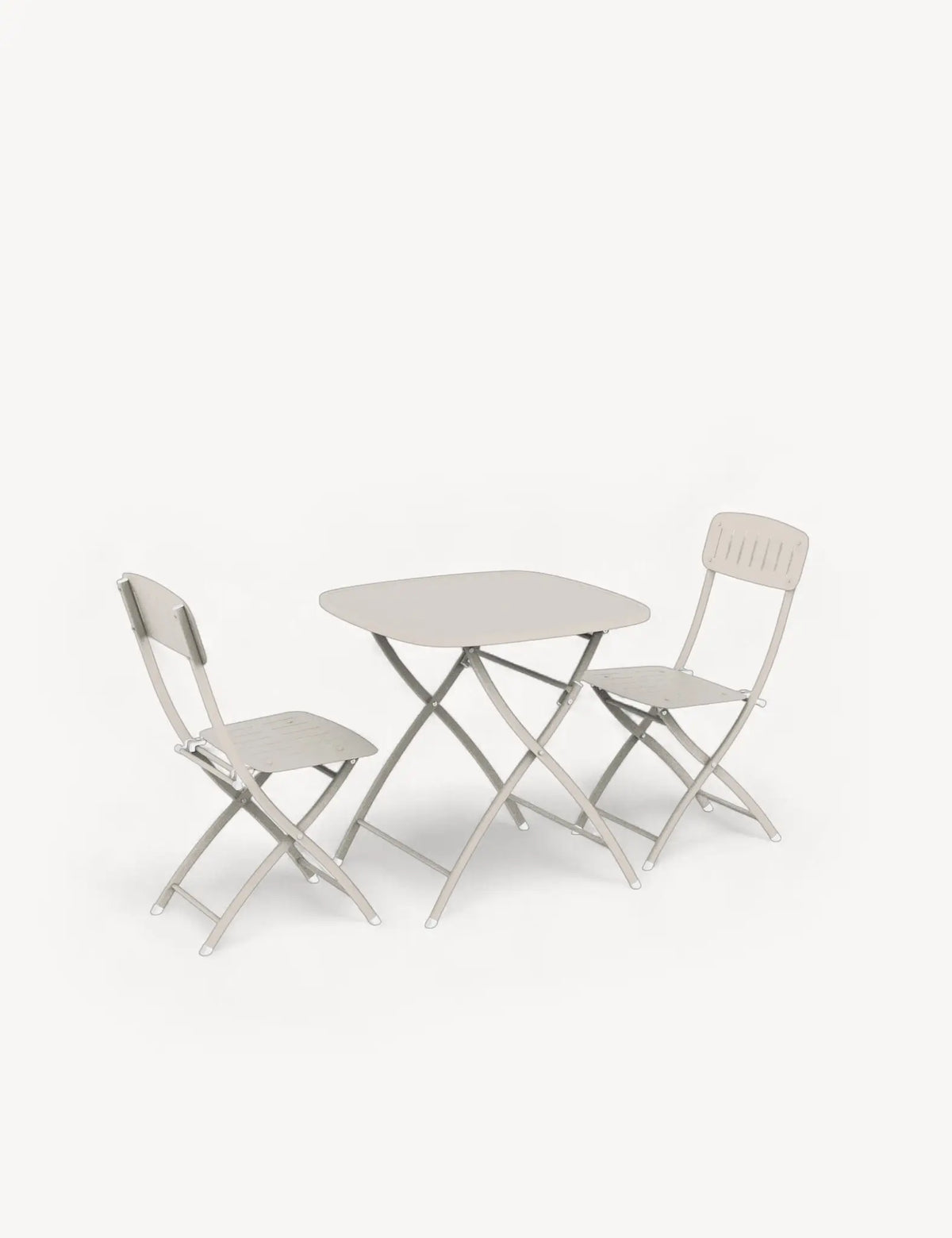Venice 2 Seater Folding Bistro Set in Champagne