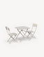 Venice 2 Seater Folding Bistro Set in Champagne