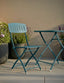 Venice 2 Seater Folding Bistro Set in Caribbean Blue