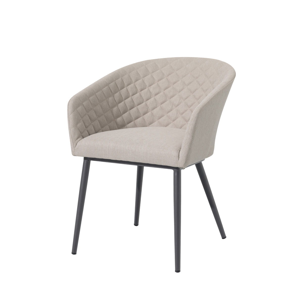 Vienna Rectangular Extending Dining Table With Ambition Oatmeal Dining Chairs