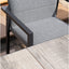 Vienna Rectangular Extending Dining Table With Zinc Ibiza Dining Chairs