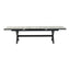 Vienna Rectangular Extending Dining Table With Zinc Ibiza Dining Chairs