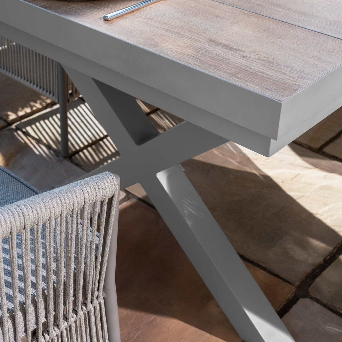 Vienna Rectangular Extending Dining Table With Maldives Dining Chairs