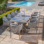 Vienna Rectangular Extending Dining Table With Milan Dining Chairs