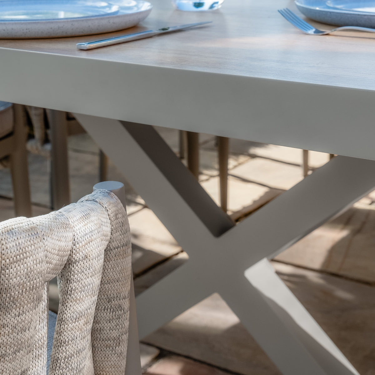 Vienna Rectangular Extending Dining Table With Milan Dining Chairs