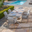 Vienna Rectangular Extending Dining Table With Monaco Dining Chairs