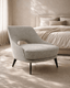 Verna Lounge Chair - Cream
