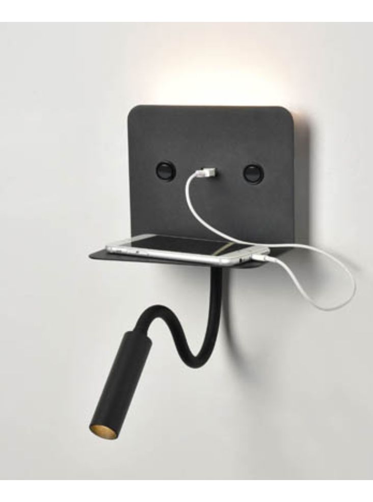 LED Reading Light - Black