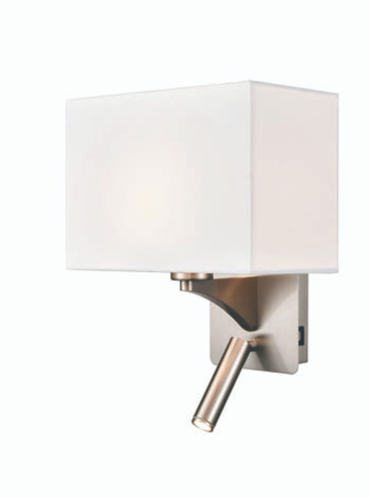 Wall Bracket with USB and Reading Light