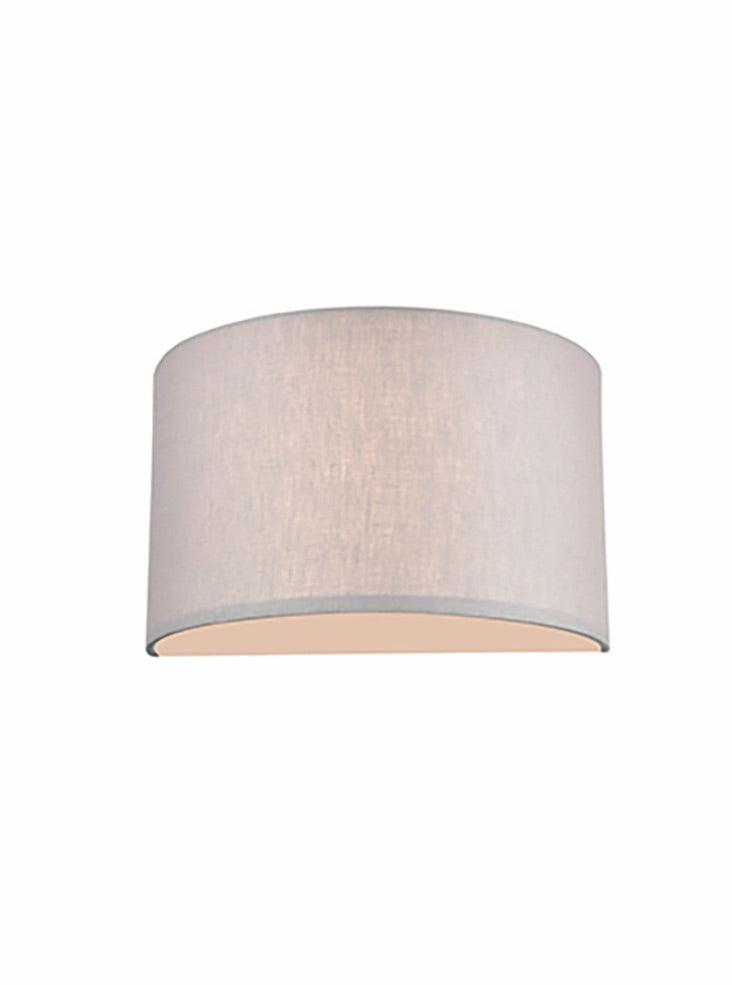 Bracket with Flush Shade - Grey