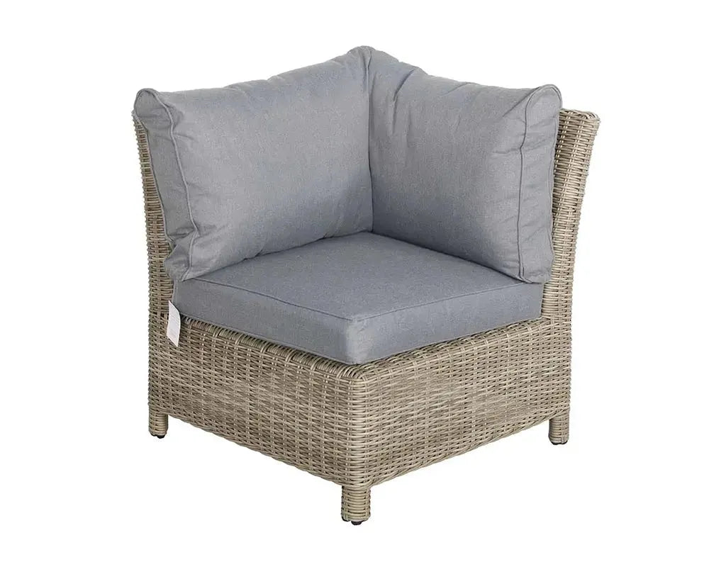 Wentworth 8 Seater Deluxe Modular Corner Dining & Lounging Set with Square Fire Pit Table
