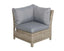 Wentworth 8 Seater Deluxe Modular Corner Dining & Lounging Set with Square Fire Pit Table