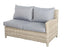 Wentworth 8 Seater Deluxe Modular Corner Dining & Lounging Set with Square Fire Pit Table