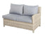 Wentworth 8 Seater Deluxe Modular Corner Dining & Lounging Set with Square Fire Pit Table