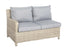 Wentworth 8 Seater Deluxe Modular Corner Dining & Lounging Set with Square Fire Pit Table