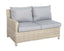 Wentworth 8 Seater Deluxe Modular Corner Dining & Lounging Set with Square Fire Pit Table
