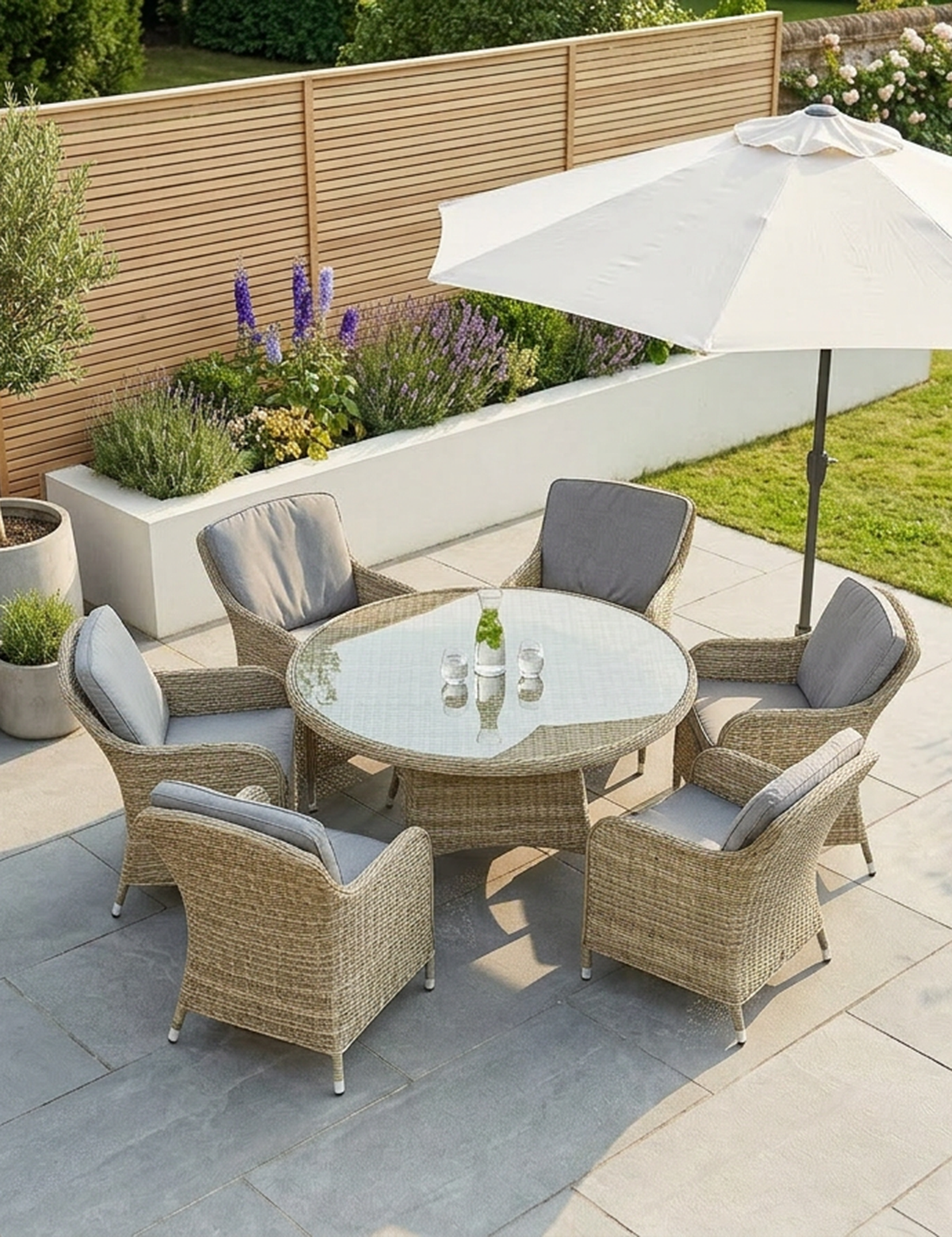 Wentworth 6 Seater Imperial Dining Set