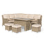 Winchester Corner Dining Set With Rising Table (Ceramic Glass)