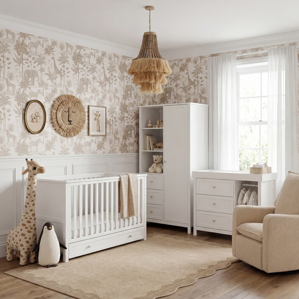 Wanderer 3 Piece Room Set White