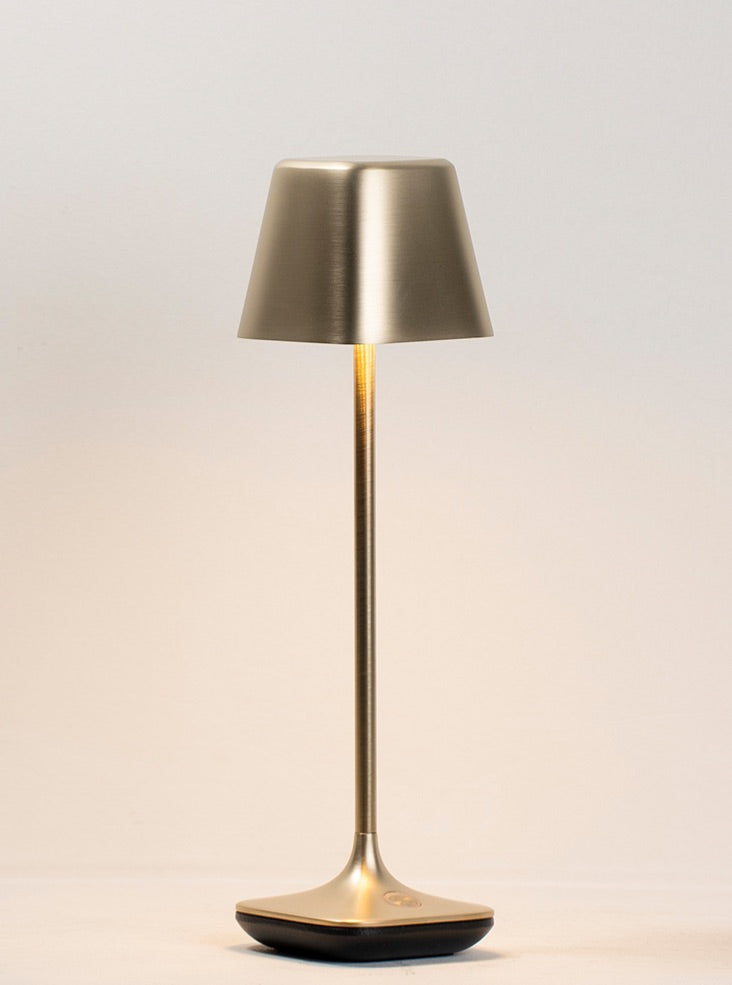 Wanderer Portable Table Lamp in Brushed Brass