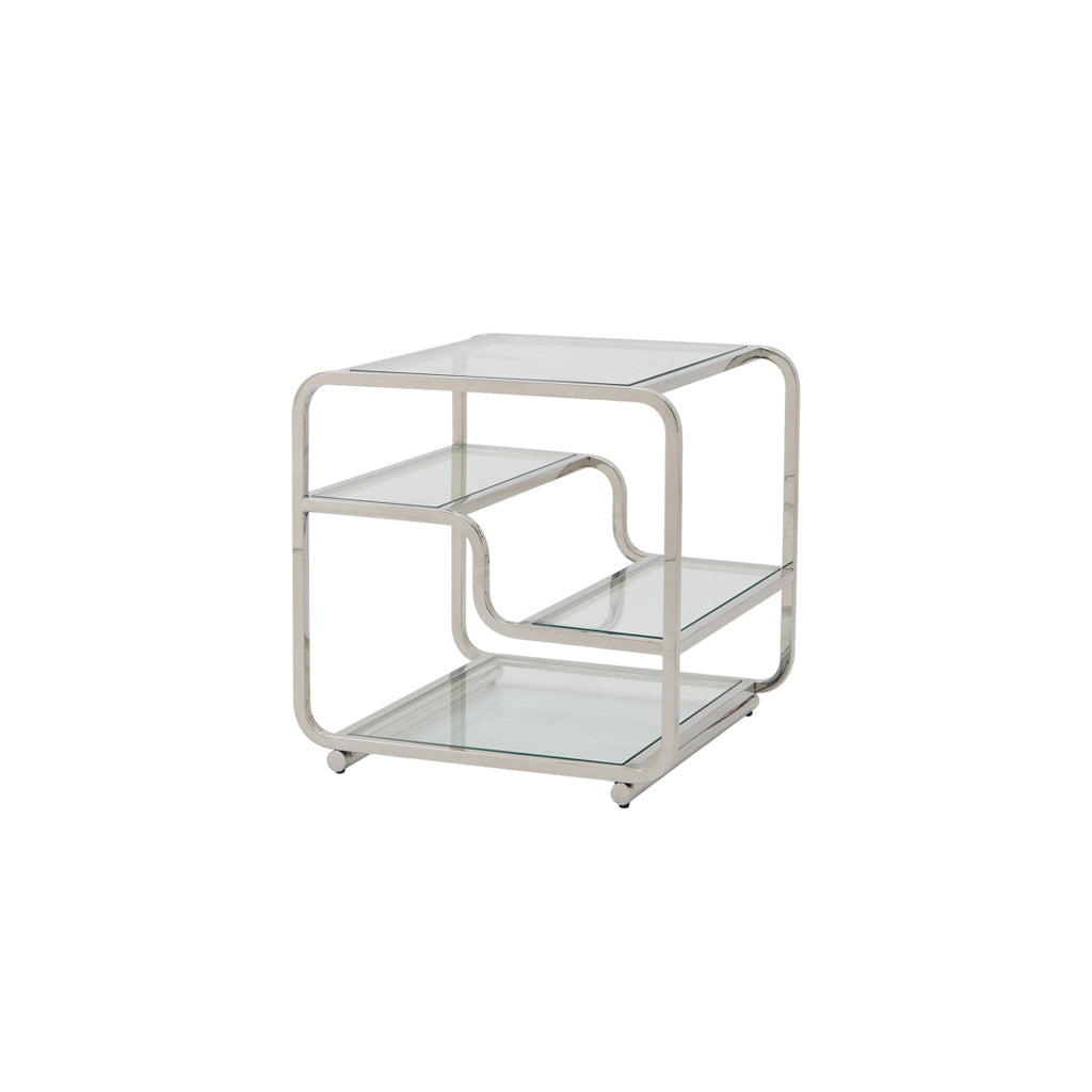 West Chrome Side Table