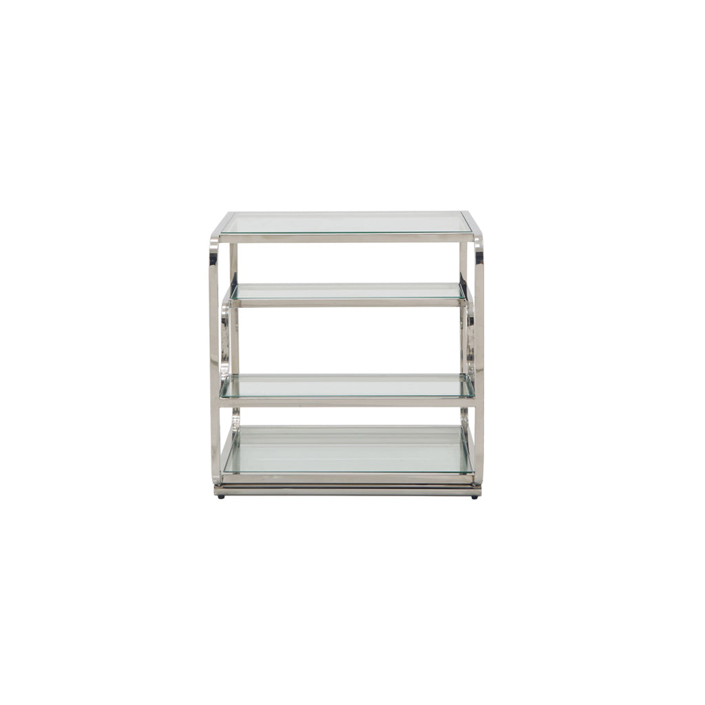 West Chrome Side Table